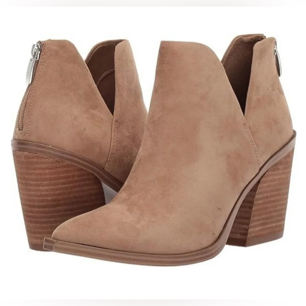 Steve Madden Tan Suede Ankle Boots